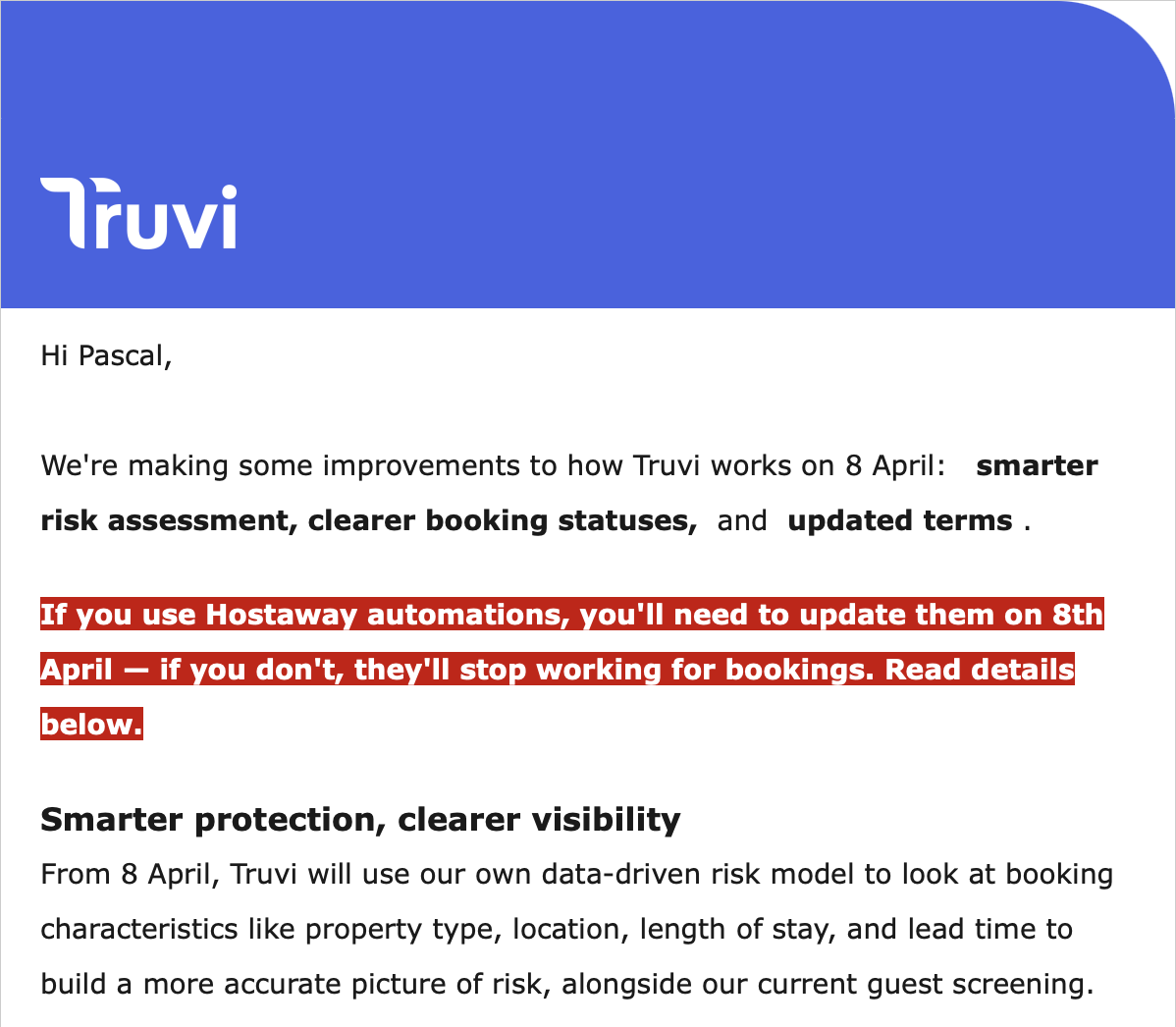Truvi switches to data-driven risk model