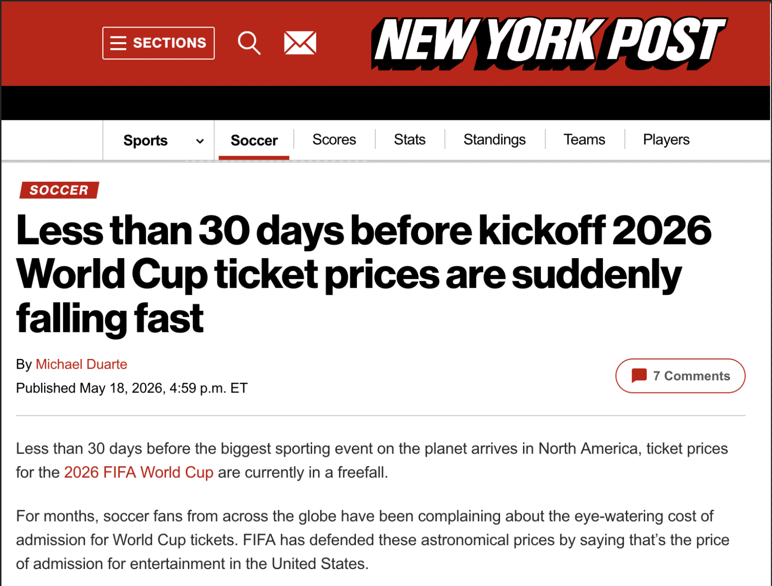 FIFA Panics and Slashes Ticket Prices: Here is Your New STR Game Plan